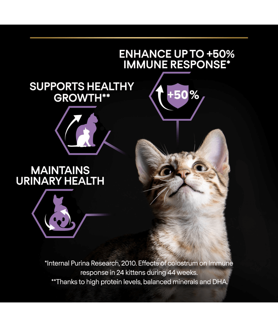 Purina - Pro Plan, Kitten Healthy Start Dry Cat Food with Chicken - 0.4kg - 1.5kg - 3kg