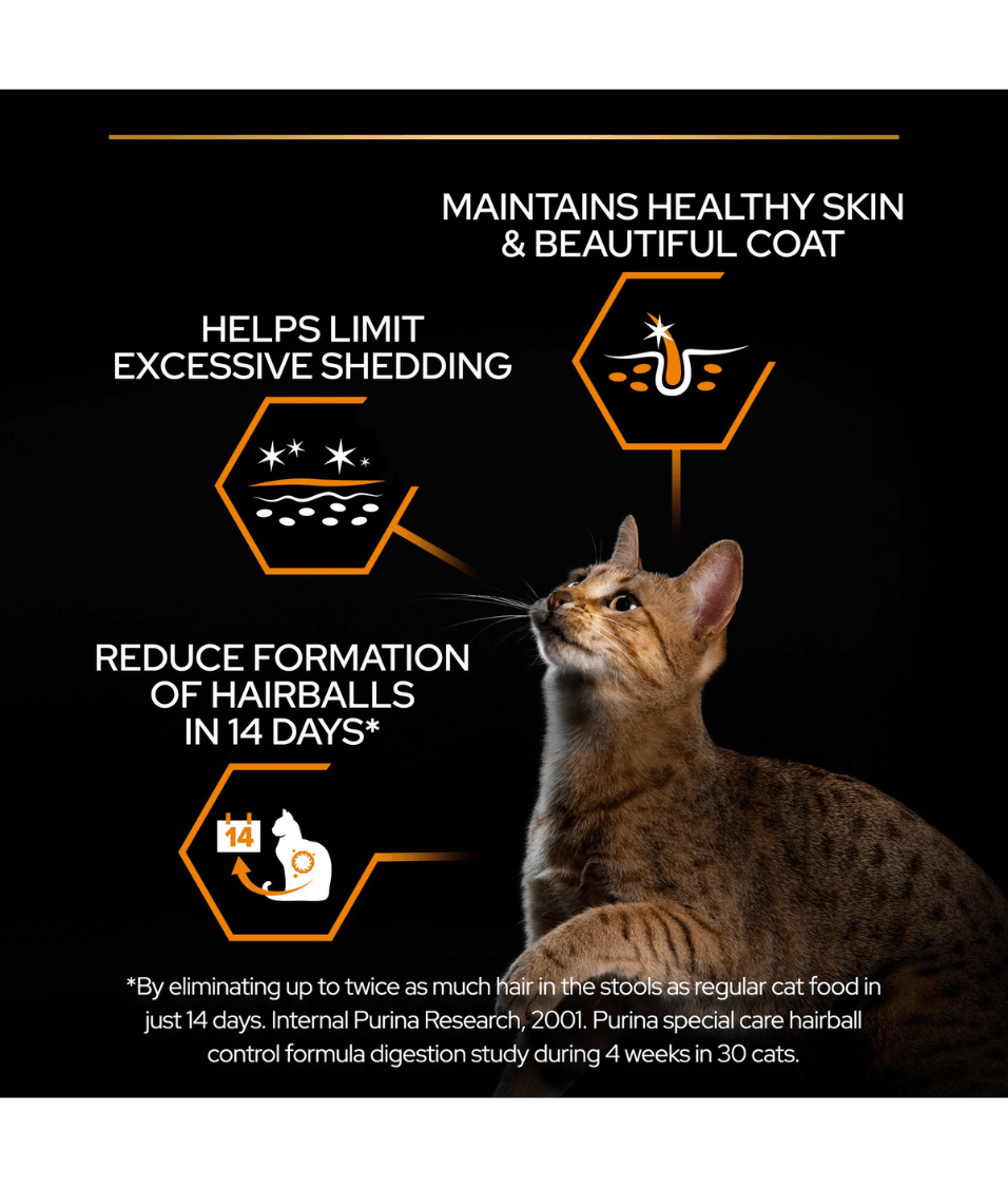 Purina - Pro Plan, Adult Derma Care Cat Food with Salmon - Skin & Coat Health & Hairball Control – 1.5kg