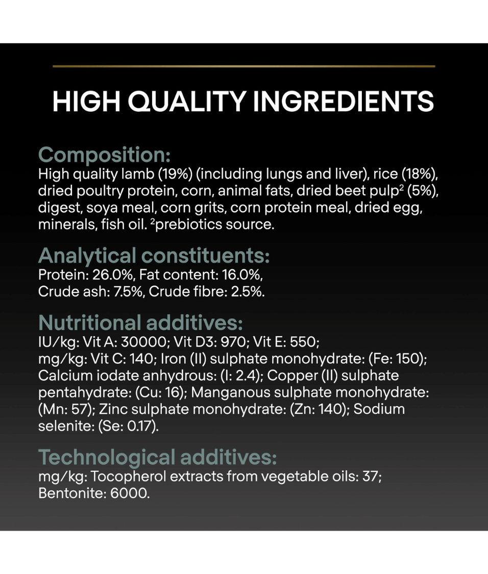 Purina - Pro Plan, Sensitive Digestion Medium Adult, Dry Dog food with Lamb 3kg-14kg