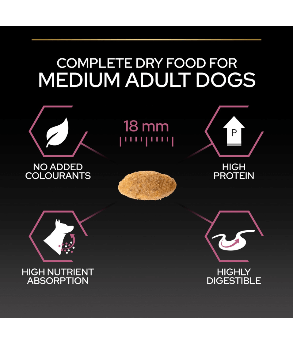 Purina - Pro Plan, Sensitive Skin Medium Adult, Dry Dog food with Salmon 3kg