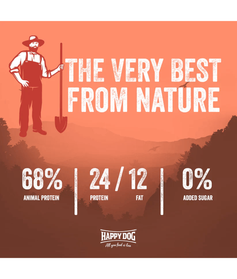 Happy Dog – NaturCroq Mini Salmon & Rice Adult Small Breed Dry Dog Food – Skin & Coat Support 4 kg