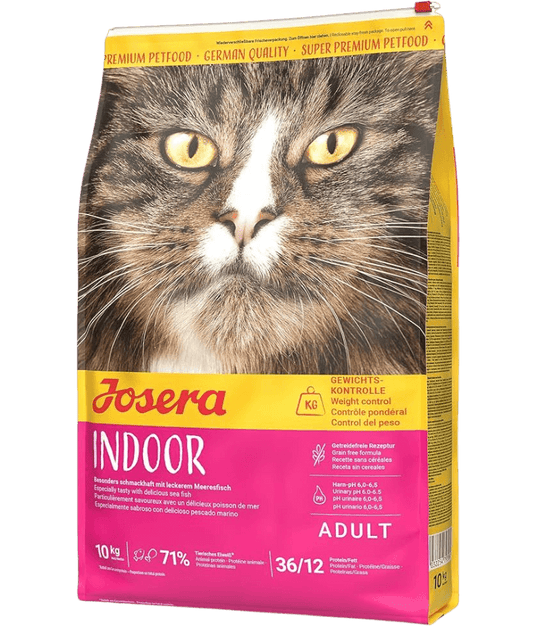 Josera - Naturelle Indoor Grain-Free Dry Cat Food with Lentil & Trout, Sterilized & Indoor Cats - 2kg