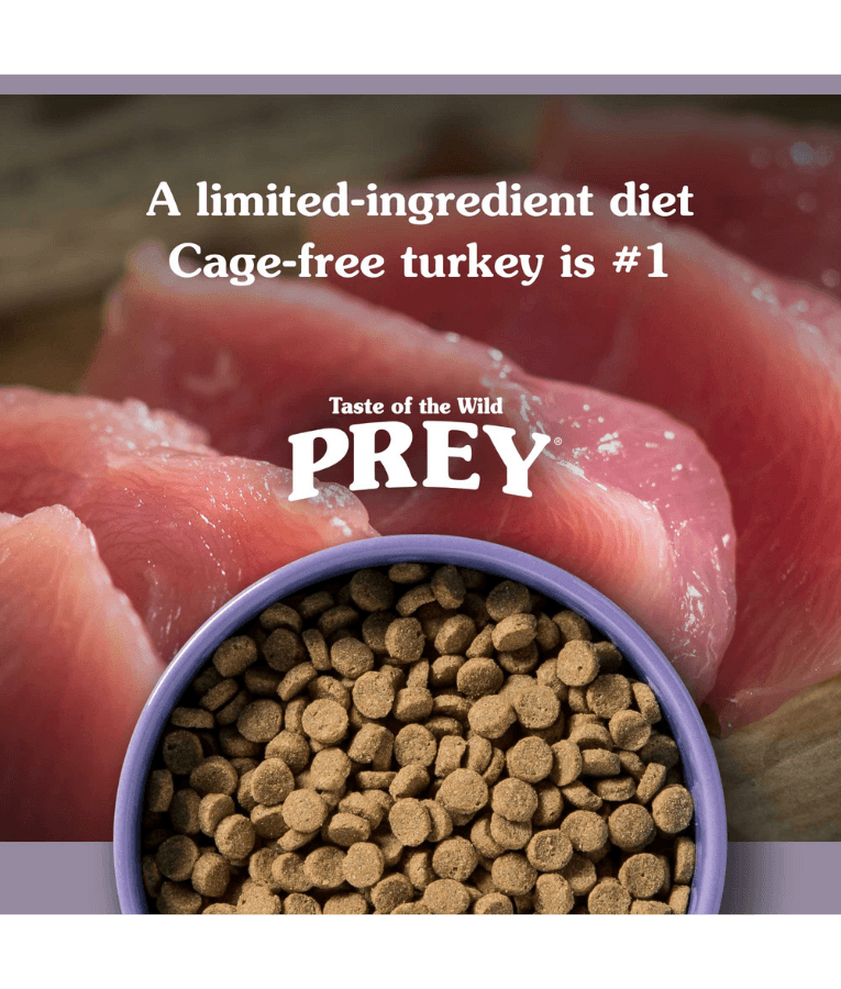 Taste of the Wild - Prey Turkey Formula, Grain-Free, Limited Ingredient, Junior & Adult Cat Dry Food - 2.72kg