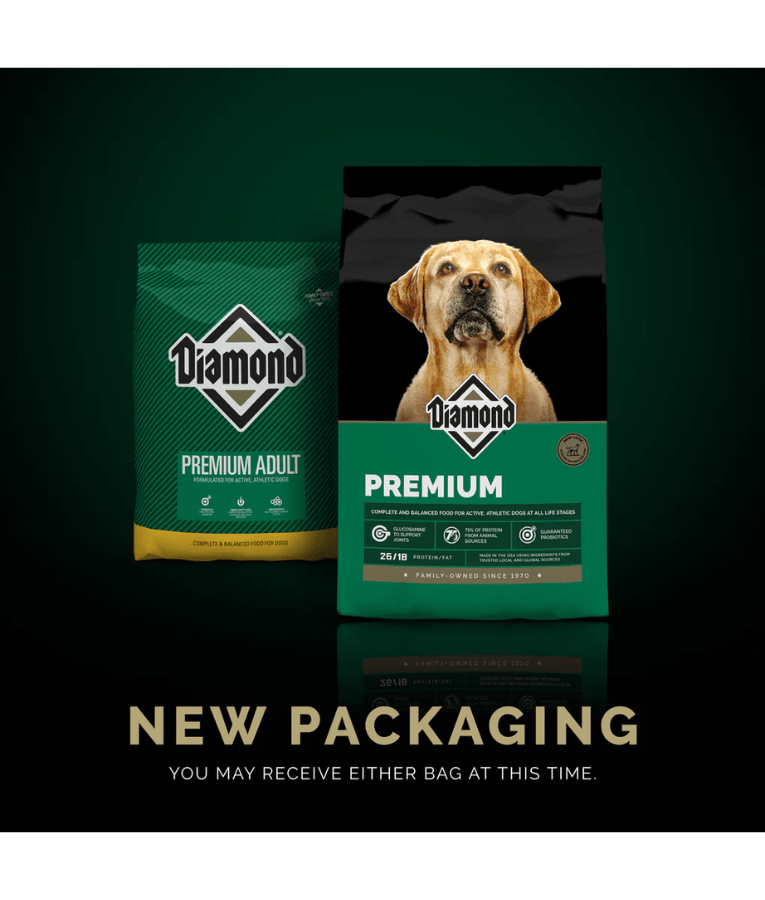 Diamond - Premium Adult Dry Dog Food, With Chicken - 2.72kg, 18kg