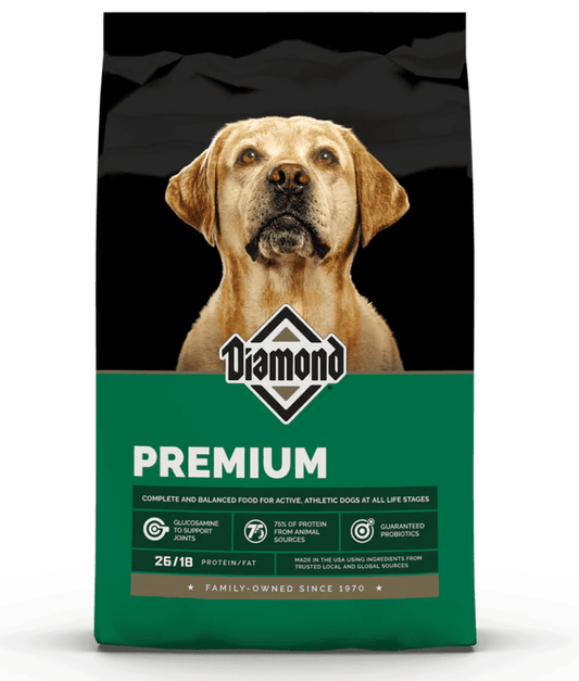 Diamond - Premium Adult Dry Dog Food, With Chicken - 2.72kg, 18kg