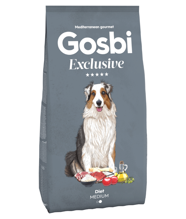 Gosbi - Exclusive, Hypoallergenic Diet Chicken Adult Dry Dog Food For Medium Breeds 3kg, 12kg