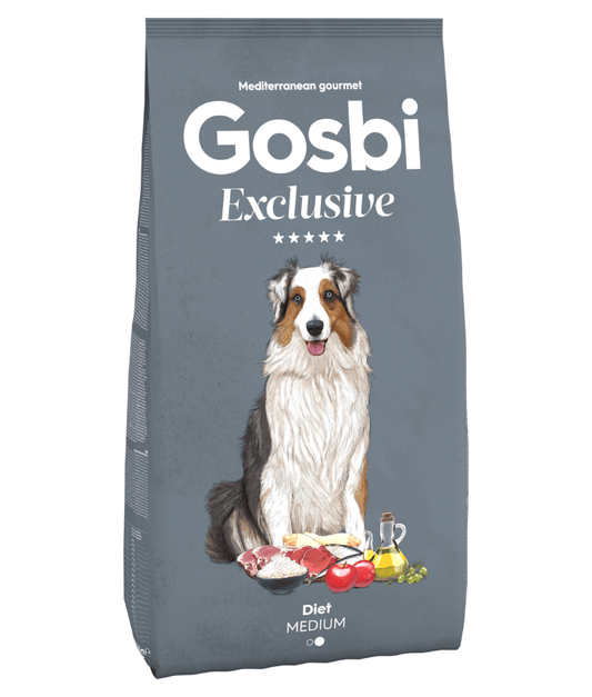 Gosbi - Exclusive, Hypoallergenic Diet Chicken Adult Dry Dog Food For Medium Breeds 3kg, 12kg