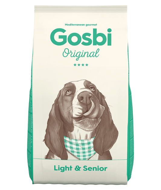 Gosbi - Original, Chicken Light & Senior Dry Dog Food For All Breeds 3kg-12kg