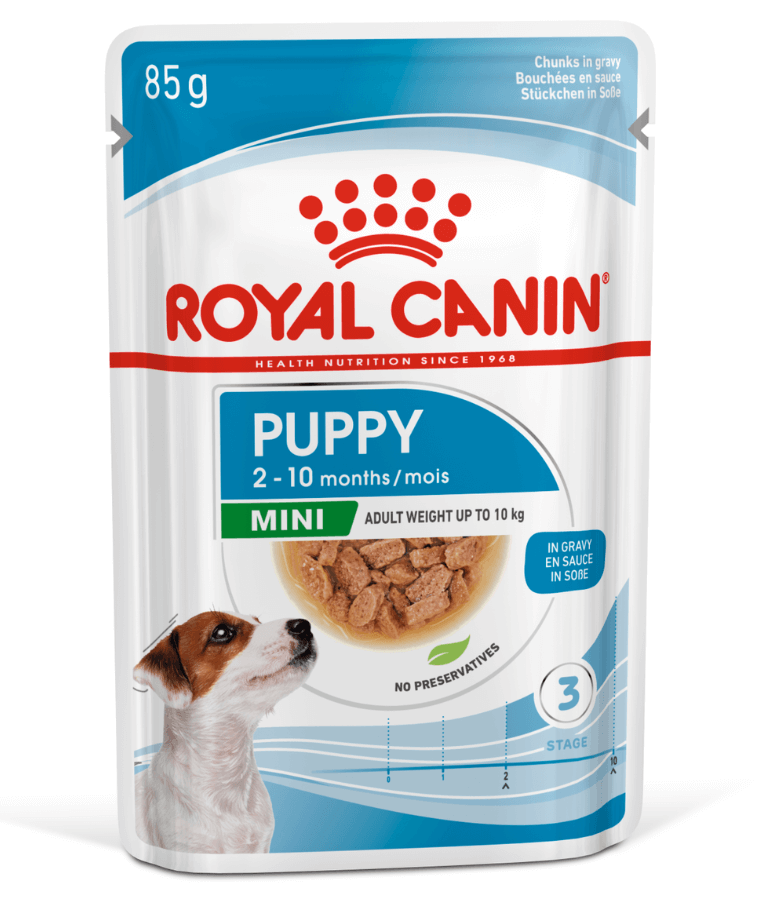 Royal Canin - Mini Puppy Wet Dog Food in Gravy, Immune & Digestive Support, Small Breed Puppy - 85g