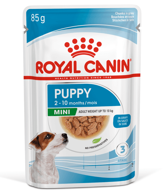 Royal Canin - Mini Puppy Wet Dog Food in Gravy, Immune & Digestive Support, Small Breed Puppy - 85g