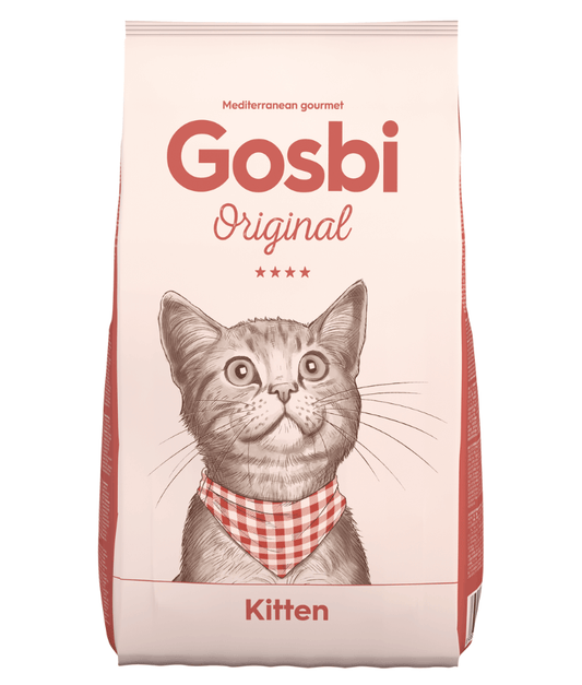 Gosbi - Original, Chicken, Salmon, and Tuna Kitten Dry Cat Food – Growth Formula 1kg-3kg