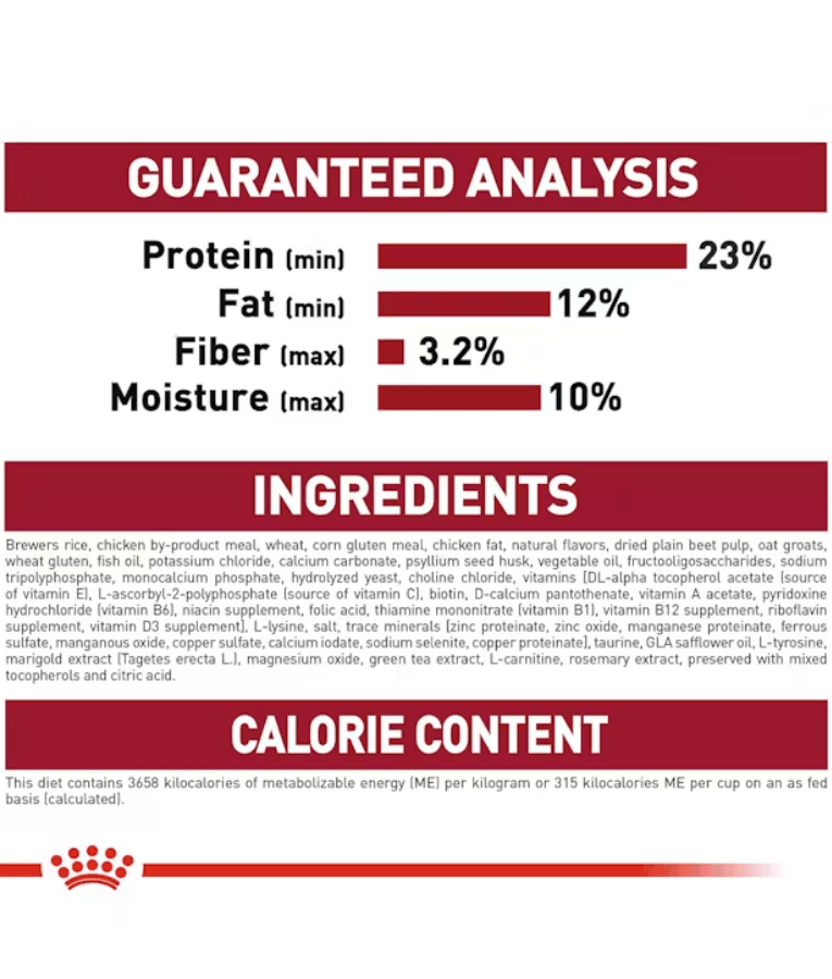 Royal Canin - Medium Adult Dry Dog Food 4kg - 15kg