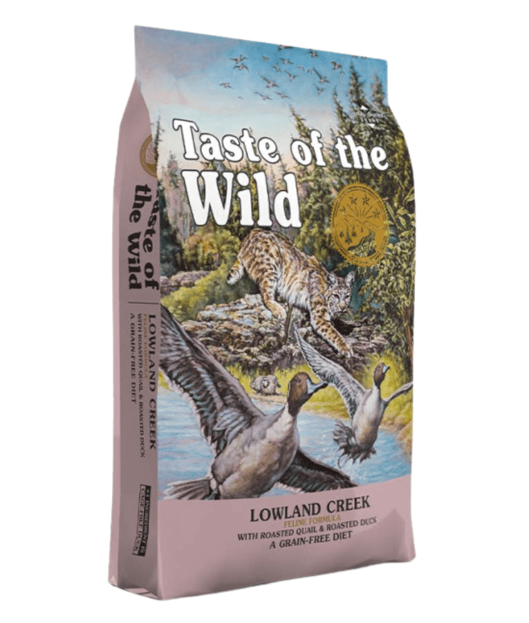 Taste Of The Wild - Lowland Creek Feline Recipe with Roasted Quail & Roasted Duck 2 kg