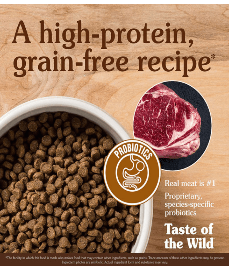 Taste of The Wild - High Prairie Puppy- Roasted Bison & Roasted Venison 2kg - 12.2kg