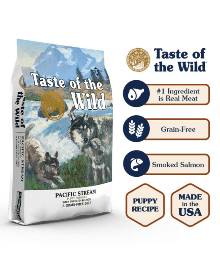 Taste of The Wild - Pacific Stream Puppy- Smoked Salmon 2kg - 12.2kg