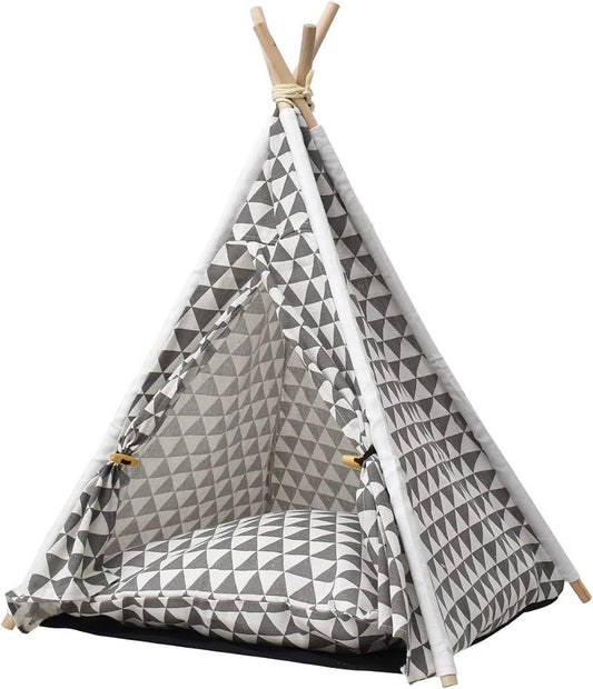Boho Triangle Teepee Pet Bed