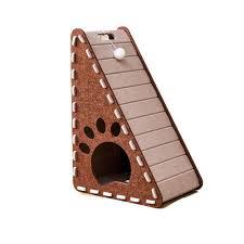 Triangle Paw Print Pet Hideout House