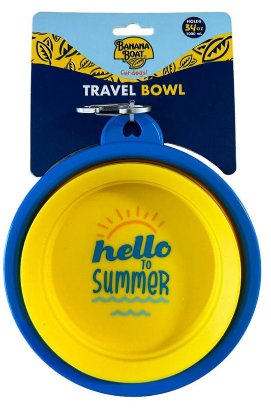 Banana Boat Collapsible Travel Bowl