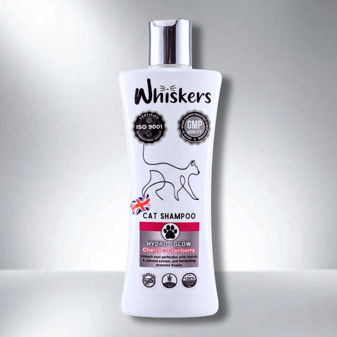 Whiskers Pet Shampoo – Cherry + Cranberry for Dogs & Cats