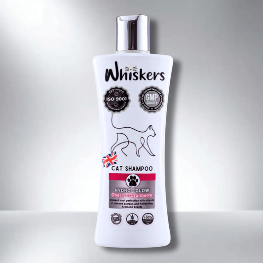 Whiskers Pet Shampoo – Cherry + Cranberry for Dogs & Cats