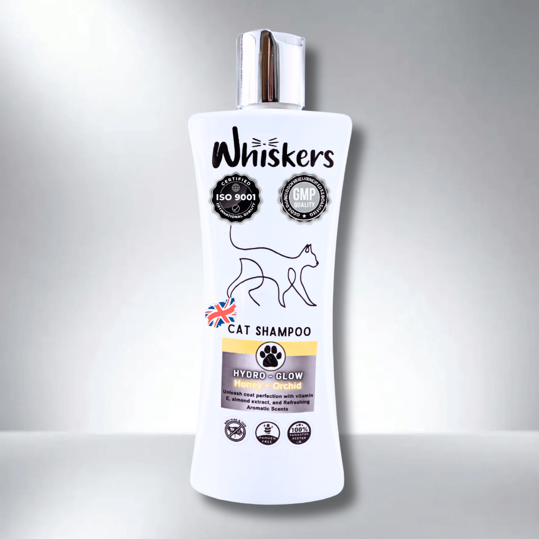 Whiskers Pet Shampoo – Honey + Orchid for Dogs & Cats