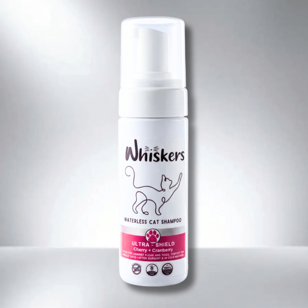 Whiskers Foam Shampoo – Cherry + Cranberry for Dogs & Cats