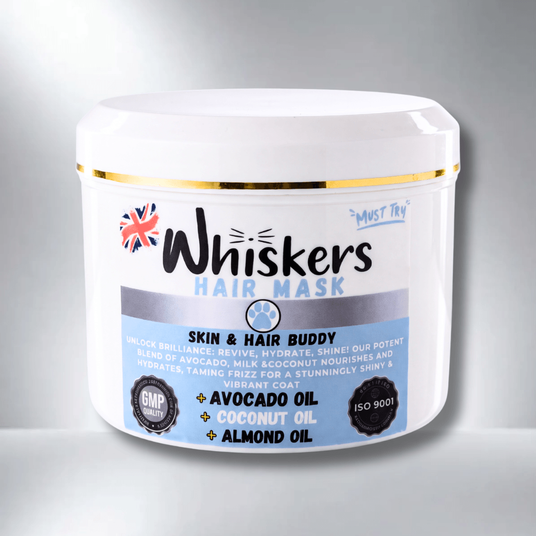 Whiskers Pet Hair Mask – Comfort for Dogs & Cats