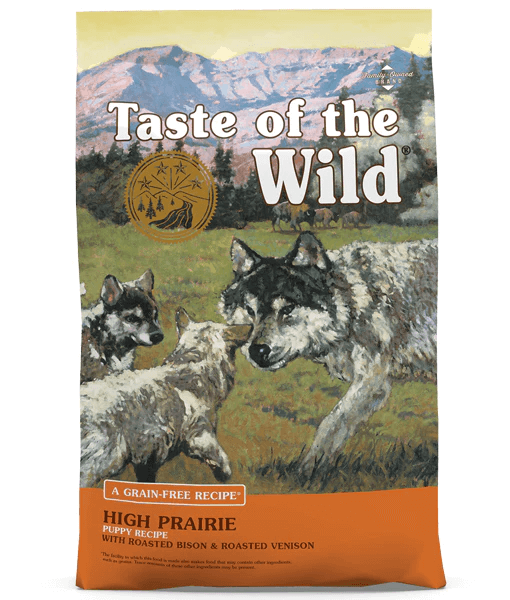 Taste of The Wild - High Prairie Puppy- Roasted Bison & Roasted Venison 2kg - 12.2kg