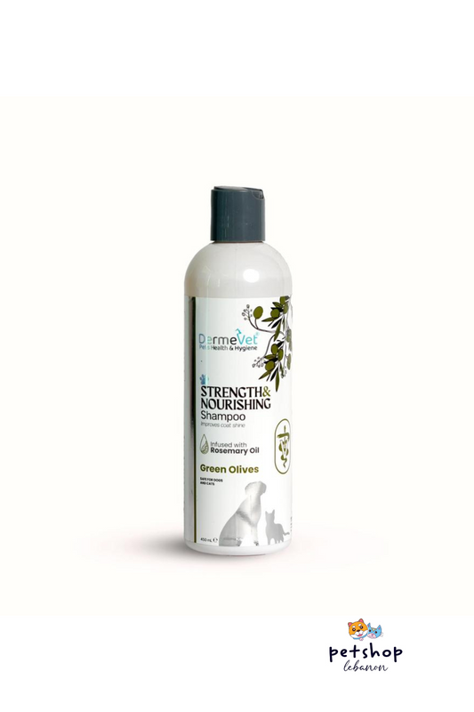 Dermevet Strength &amp; Nourishing Shampoo – Green Olives