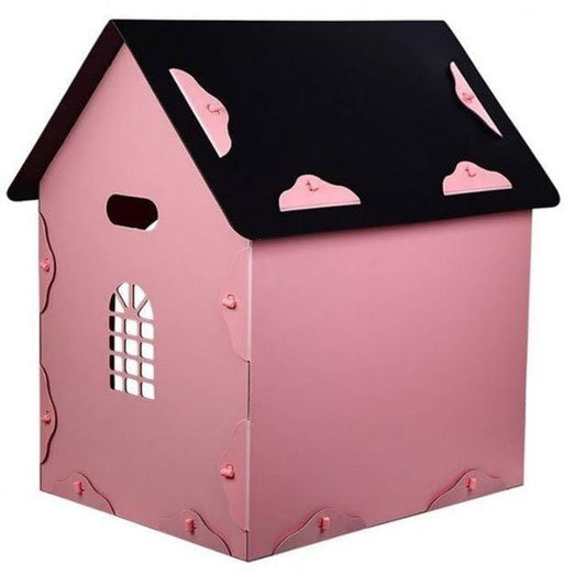 Cardboard Cat Playhouse
