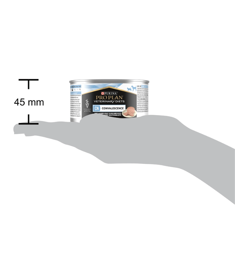 Purina - Pro Plan, Veterinary Diets, CN Convalescence Wet Food for Cats & Dogs, High-Energy Recovery Mousse - 195g