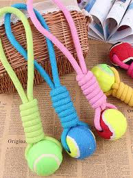 Braided Rope Ball Tug Toy