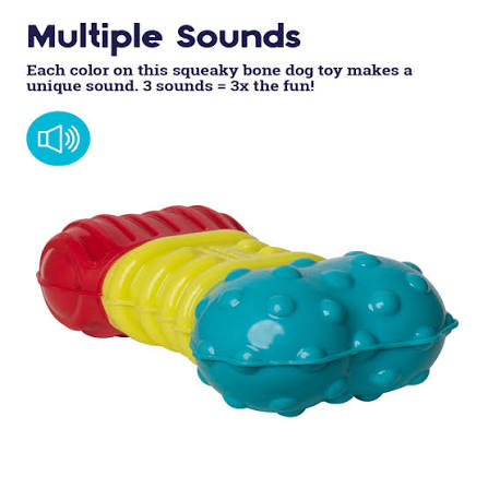 Petstages Multi-Squeak Bone