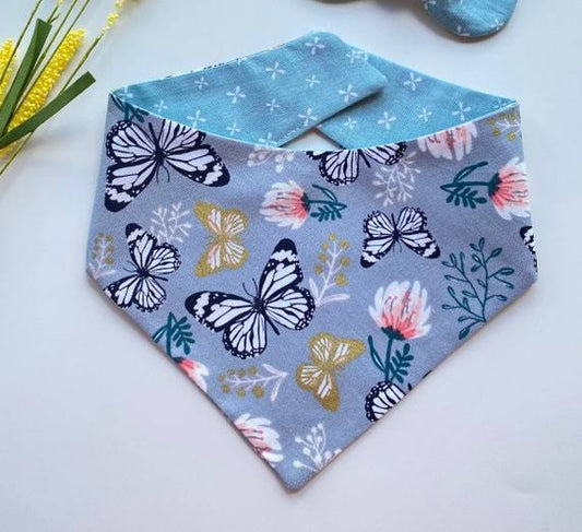 Floral Butterfly Dog Bandana
