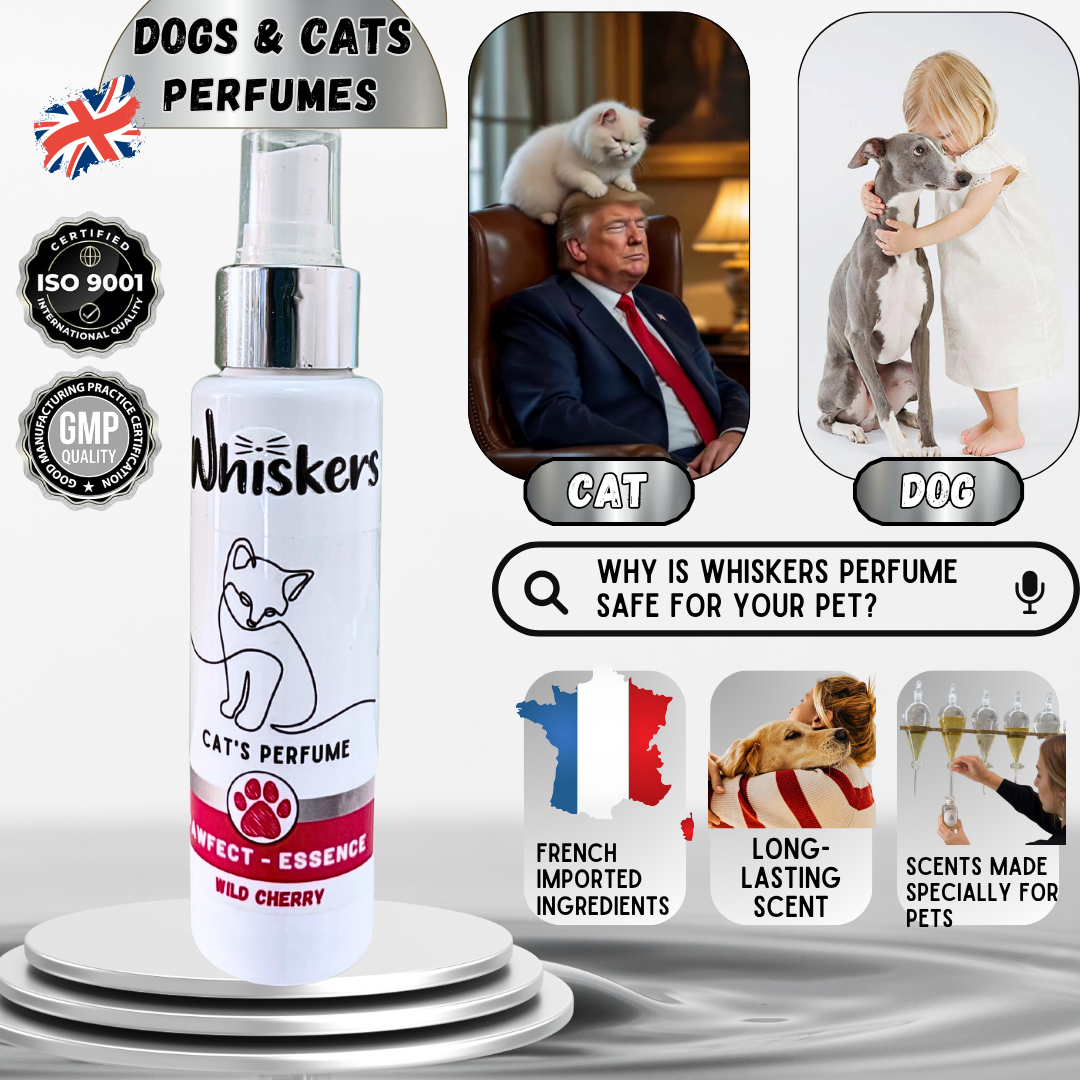 Whiskers Pet Perfume – Wild Cherry for Dogs & Cats