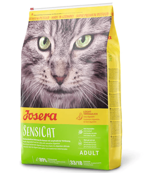 Josera – Sensicat Dry Cat Food for Sensitive Cats – Hairball Control & Urinary Health - 2kg