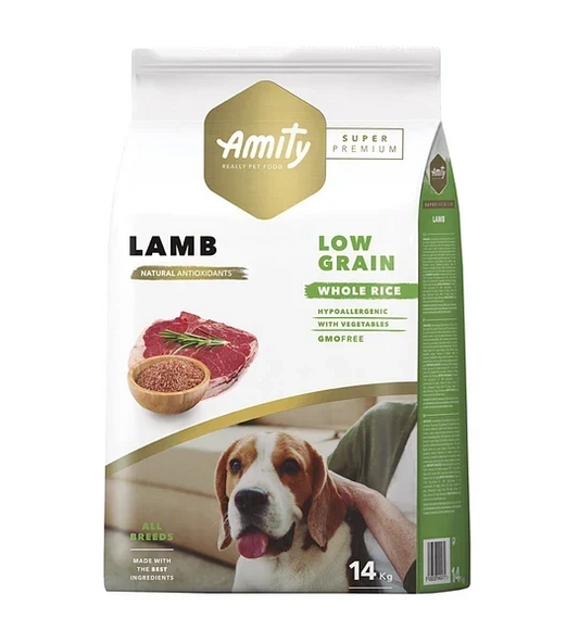 Amity - dog Super premium Adult Lamb 14kg