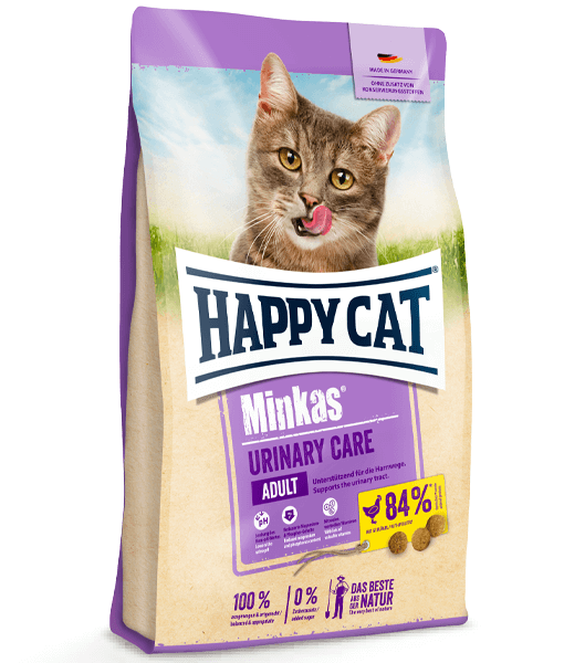Happy Cat - Minkas Urinary Care Dry Cat Food – Poultry, Adult Cats 1.5kg - 10kg