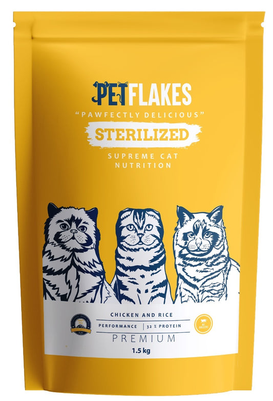 PETFLAKES Maintenance Sterilized Cat Food