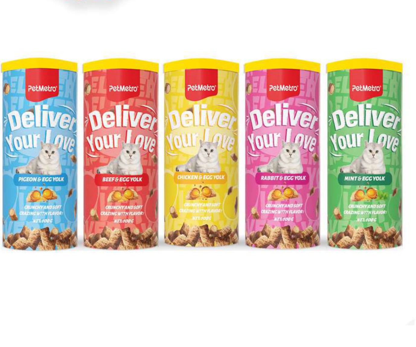 PetMetro Crunchy Biscuits — Egg Yolk Filled