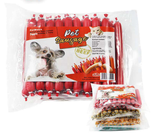 PetMetro Pet Ham Sausage Training Treats