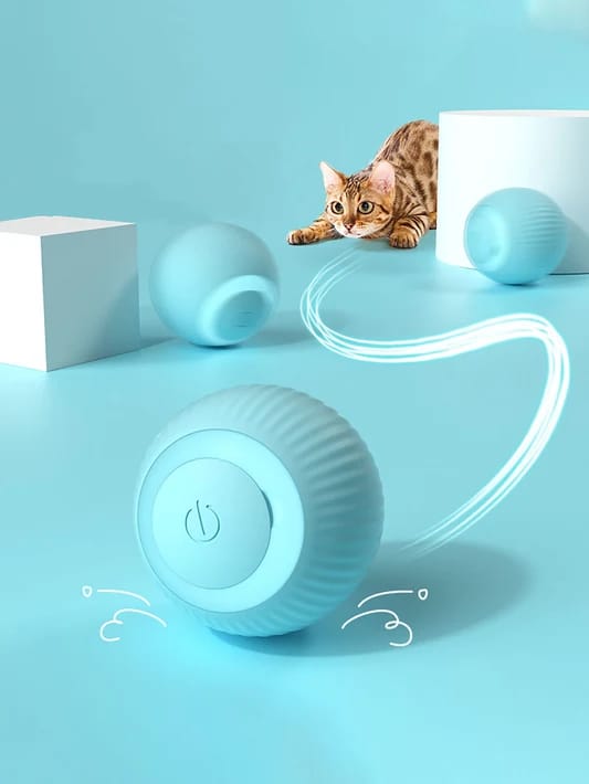 Self-Rolling Interactive Ball