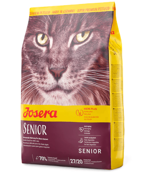 Josera – Senior Dry Cat Food – Poultry Formula for Older Cats with Kidney Support, Antioxidants & Longevity Boost – 2kg