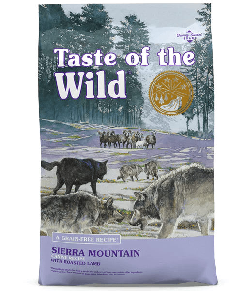 Taste of The Wild - Sierra Mountain Adult- Roasted Lamb 2kg - 12.2kg