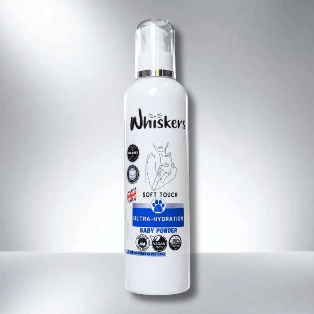 Whiskers Soft Touch Spray –  Baby Powder for Dogs & Cats
