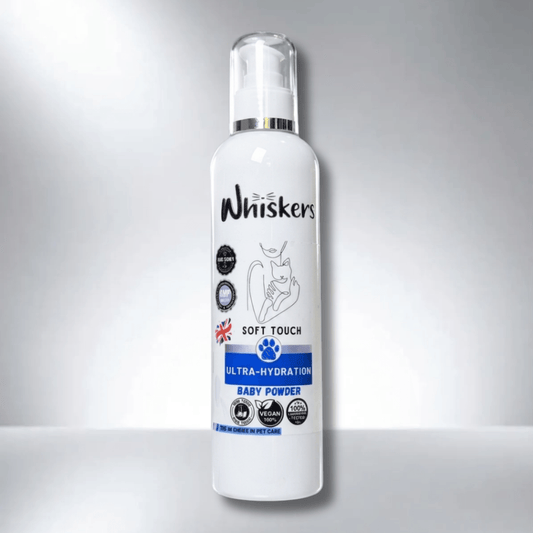 Whiskers Soft Touch Spray –  Baby Powder for Dogs & Cats