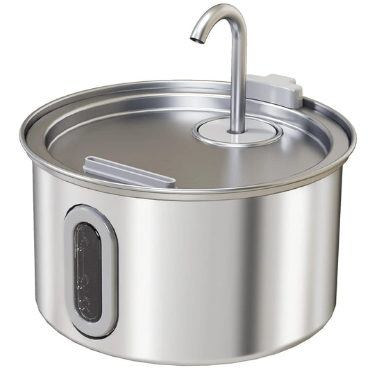 Stainless Steel Fountain with Window