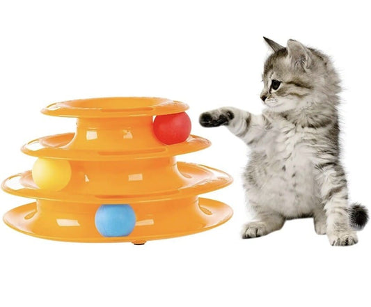 Three-Tier Roller Ball Track Toy